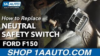 How To Replace Neutral Safety Switch 9703 Ford F150 [upl. by Kannry]