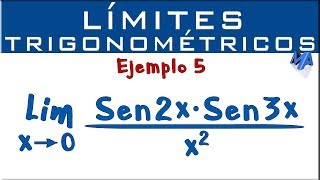 Límites Trigonométricos  Ejemplo 5 [upl. by Cornel]