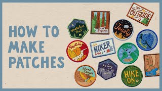 How to Make a Custom Patch  DIY  Beginner Friendly [upl. by Knowles]