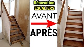 AVANTAPRÈS  Rénovation ESCALIERS [upl. by Wadleigh398]