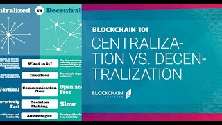 Centralization vs Decentralization  Blockchain 101 [upl. by Cordalia]