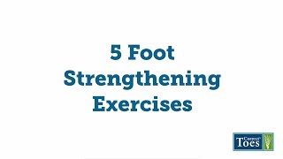 5 Foot Strengthening Exercises [upl. by Inneg]