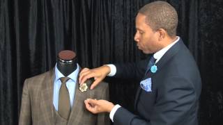 How To Wear A Lapel Flower Pin On Your Suit [upl. by Rohn768]