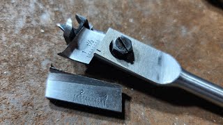 Useless Irwin Adjustable Wood Bit Review [upl. by Ellainad362]