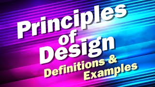 Principles of Design Definitions and Examples [upl. by Nador]