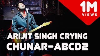 Arijit Singh Crying  Chunar Live  ABCD2  D Y Patil  Navi mumbai [upl. by Graner296]