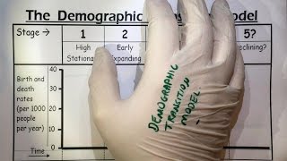 Demographic Transition Model overview  AQA GCSE Geography  3221 [upl. by Cirdek345]