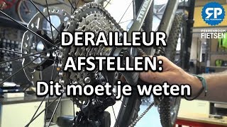 DERAILLEUR AFSTELLEN RACEFIETS  MTB  TREKKINGFIETS Dit moet je weten [upl. by Nonnaihr834]