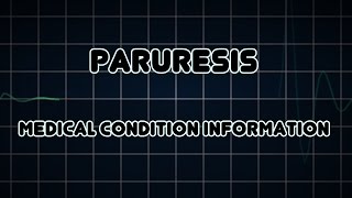 Paruresis Medical Condition [upl. by Arhat]