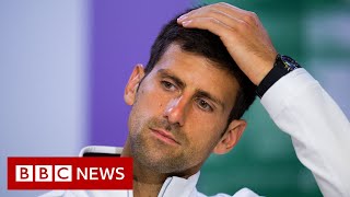 Novak Djokovic breaks silence over Covid vaccine refusal  BBC News [upl. by Egreog]