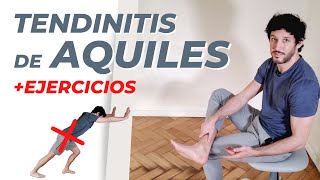 Tratar tu tendinitis de Aquiles los BUENOS ejercicios [upl. by Noryd]