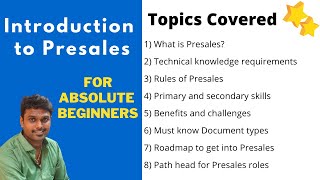 Introduction to IT Presales  Beginners Guide  Basics Overview  Bid Management [upl. by Ahsilek]