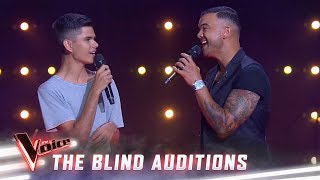 The Blind Auditions Guy and Budjerah sing Climb Every Mountain  The Voice Australia 2019 [upl. by Cherilynn659]