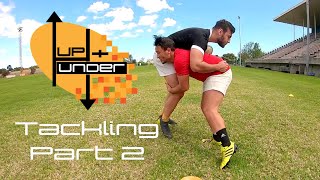 Rugby Tackle Safety Tips  Drills  Upper body Tackling Part 2 [upl. by Klug]