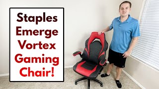 Staples Emerge Vortex Gaming Chair  Review [upl. by Millham200]