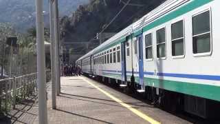 Treni alla stazione di Monterosso PARTE 1 [upl. by Eednil]