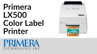 Primera LX500 Label Printer [upl. by Intruok971]