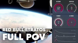 Red Bull Stratos FULL POV  Felix Baumgartners Stratosphere Jump [upl. by Jung]