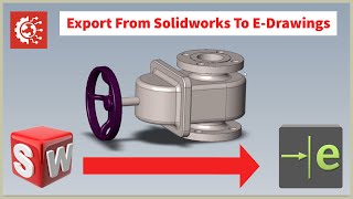 Export From Solidworks To eDrawings [upl. by Harrow769]