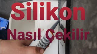 Silikon nasil cekilir Silikon cekmenin püf noktasi nedir En kolay silikon cekme yöntemi [upl. by Markland]