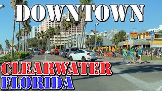 Clearwater  Florida  4K Downtown Drive [upl. by Nnel]