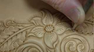 Tooling and Carving Leather [upl. by Ainelec]