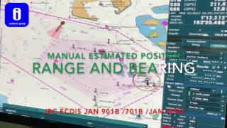 How to make Manual Estimate Position using JRC Ecdis [upl. by Ettevram]