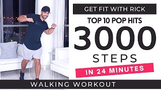 3000 Steps in 24 Minutes  Fun Walking Workout  Daily Workout at home [upl. by Rad720]