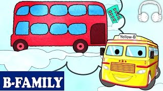 BFamily Wheels On The Bus Picture Book  Muffin Songs [upl. by Platto810]