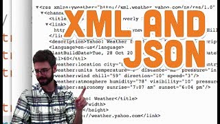 136 XML and JSON  Processing Tutorial [upl. by Radek]