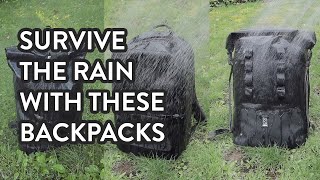 Best Waterproof Backpacks for College Commuting amp EDC [upl. by Yelac]