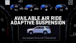 Next Generation GMC Yukon  HowTo – Available Air Ride Adaptive Suspension  GMC [upl. by Pearla]