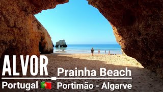 ALVOR  Prainha beach  Algarve 4K [upl. by Suellen]