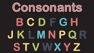 Consonants and Vowels [upl. by Lorne]