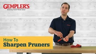 How to Sharpen Pruners [upl. by Restivo]