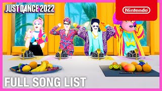 Just Dance 2022  Full Song List Trailer  Nintendo Switch [upl. by Eirrac]