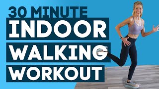 30 Min Indoor Walking Workout  Low Impact Walking At Home HIGH ENERGY [upl. by Adnawad712]