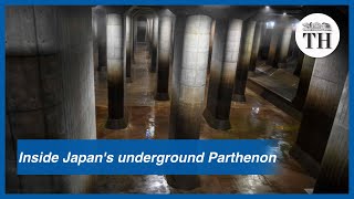 Inside Japans massive underground reservoir for flood control [upl. by Yrogerg]