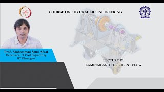 Lecture 12 Laminar and turbulent flow [upl. by Eohce]