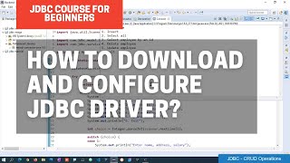 2 How to download and configure MySQL JDBC driver in Eclipse [upl. by Adelaide]