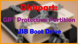 A Guide to Deleting a GPT Protective Partition and create a Bootable USB Drive with Diskpart [upl. by Aynotak]