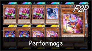 PERFORMAGE  F2PP2W Deck Analysis amp Testing YuGiOh Duel Links [upl. by Isbel]