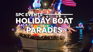 Holiday Boat Parades Light Up Waterways in St PeteClearwater [upl. by Maurits]