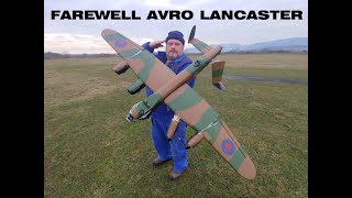 FAREWELL Avro Lancaster V3 quotDumboquot British WWII Heavy Bomber 1320mm Maiden flight amp Crash [upl. by Yecac594]