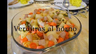 Verduras al horno facil [upl. by Rimola]