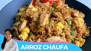 🇵🇪 ARROZ CHAUFA DE POLLO  RECETA PERUANA [upl. by Netsoj]