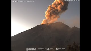 Volcán Popocatépetl EN VIVO  Vista Tlamacas Estado de México [upl. by Corenda802]