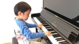 Turkish March Sonata in A K331 Alla Turca of Mozart 莫扎特 土耳其進行曲 by Jonah Ho age 6 [upl. by Nagem]