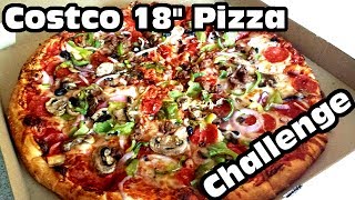 Entire Costco Pizza Challenge [upl. by Yeltihw60]