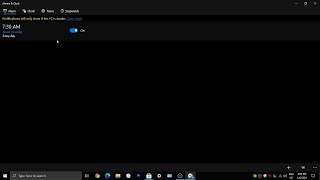 How to Set Regular and WakeUp Alarms in Windows 10 [upl. by Rafaello549]